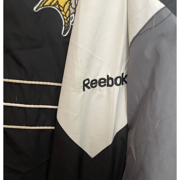 Reebok NFL Vikings Windbreaker XXL Men’s Jacket Purple Lightweight Team - Picture 5 of 7